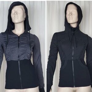 Lululemon Reversible Dance Studio Jacket Gray & Black